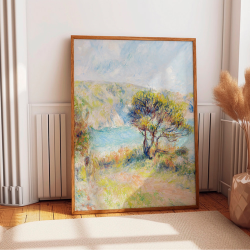 ルノワール 2枚セット 海 アートポスター アンティーク