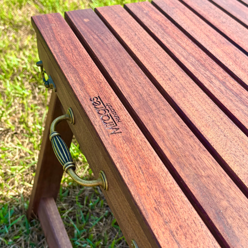 ☆送料無料☆ ウォールナット/折りたたみ式アウトドアテーブル