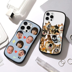 iPhoneグリップケース｜耐衝撃・全機種対応・オーダーメイド・ギフト対応｜写真プリント うちの子スマホケース 3枚目の画像