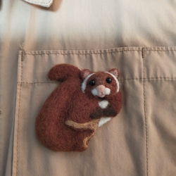 羊毛フェルト 日本リス 羊毛フェルト musa 通販 15398816｜Creema