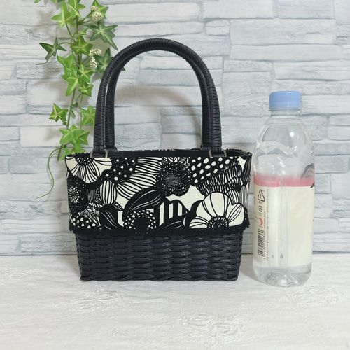 かごバッグ（S） 浴衣バッグ 目隠し布付 ＊スマホと折り畳み財布が