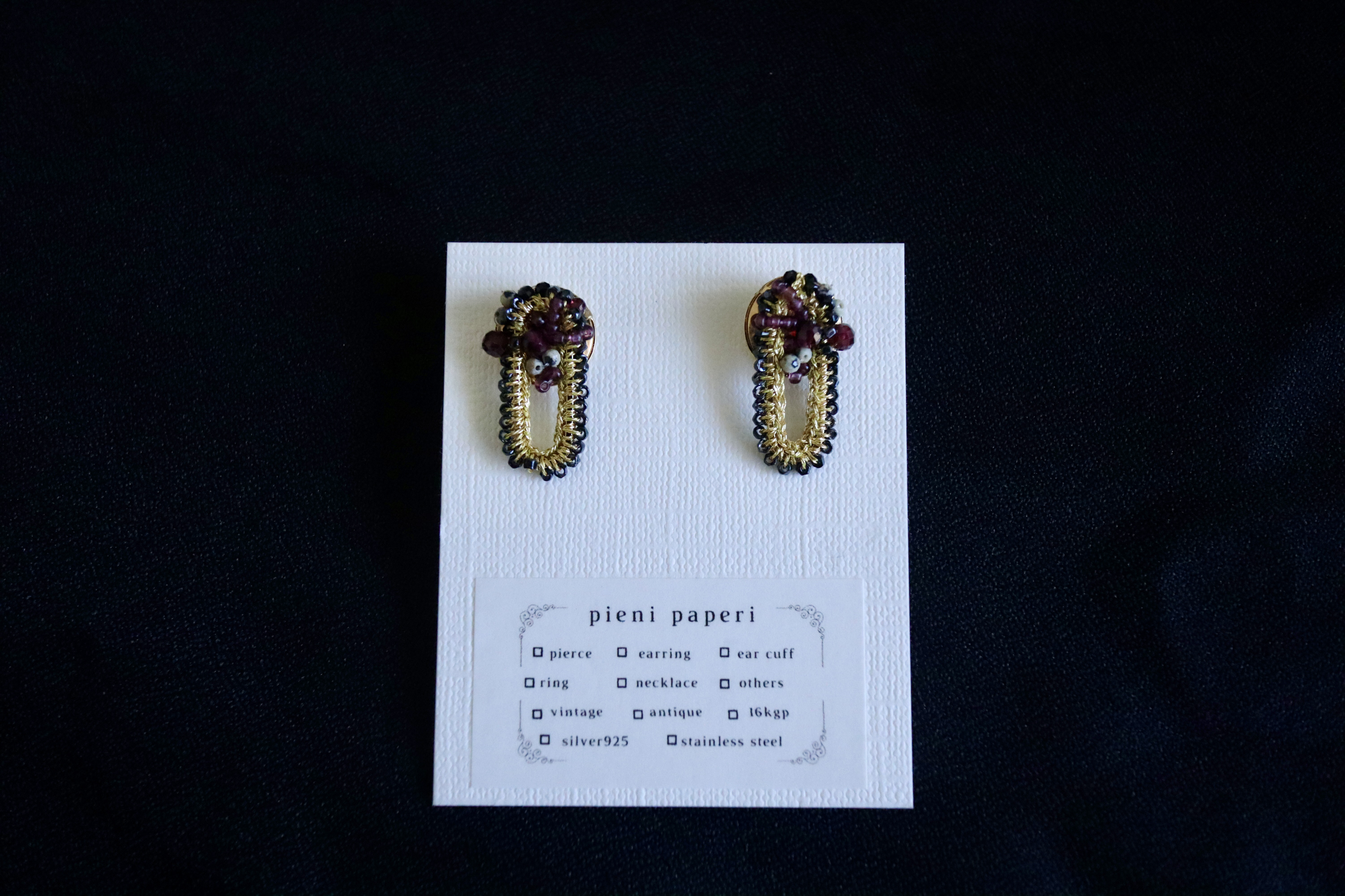 spice / french antique , Garnet , Dalmatian Jasper｜詳細画像