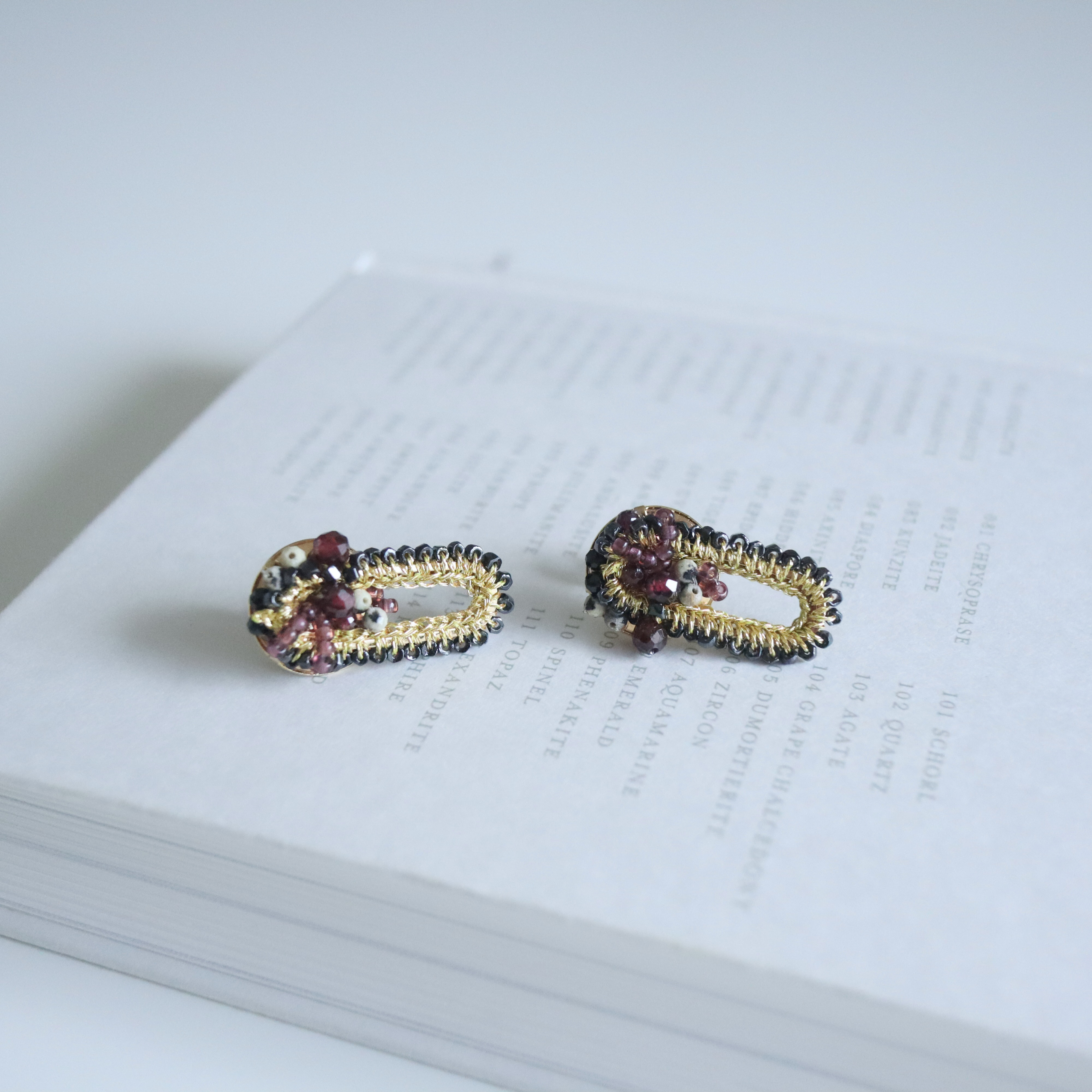 spice / french antique , Garnet , Dalmatian Jasper｜詳細画像