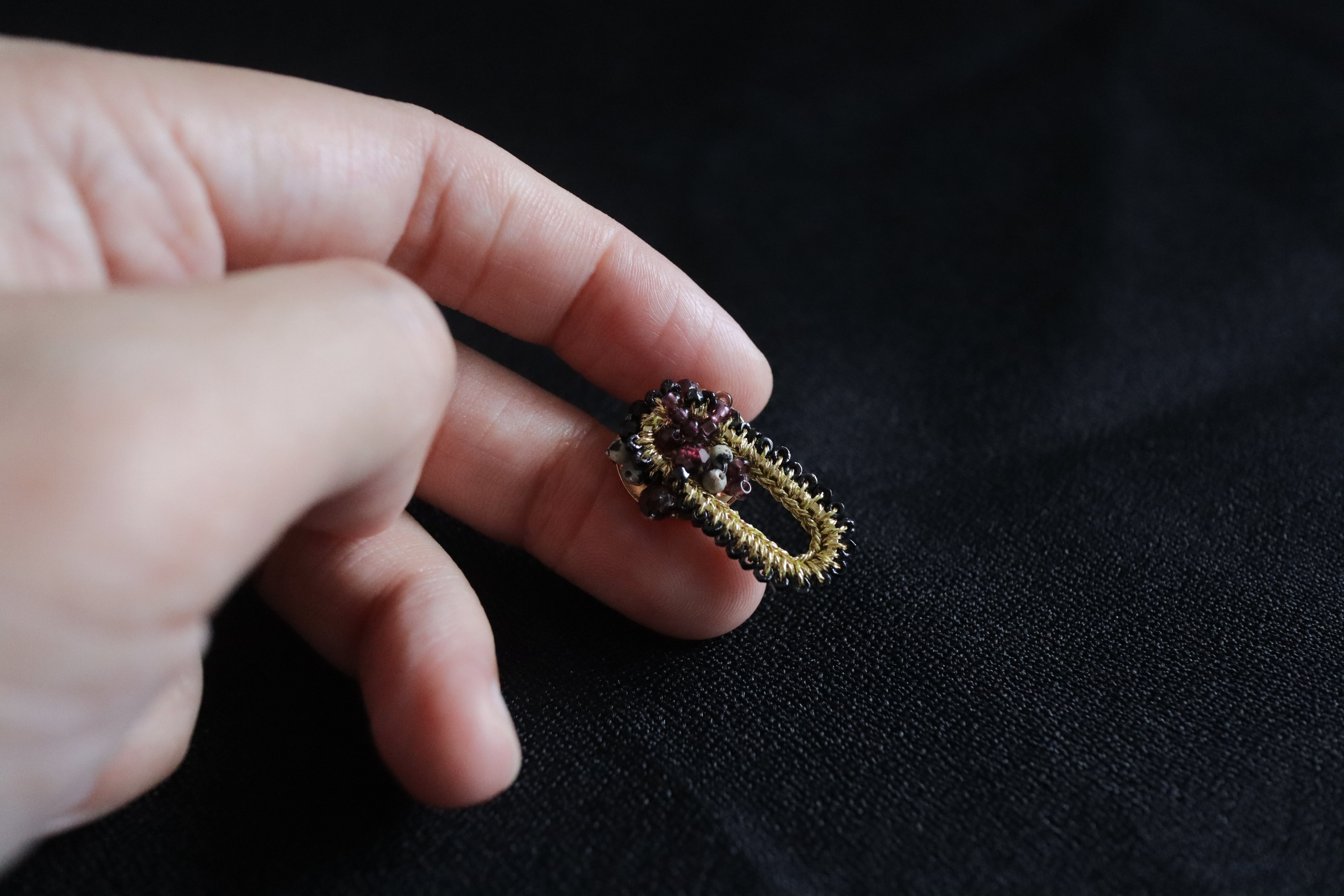 spice / french antique , Garnet , Dalmatian Jasper｜詳細画像