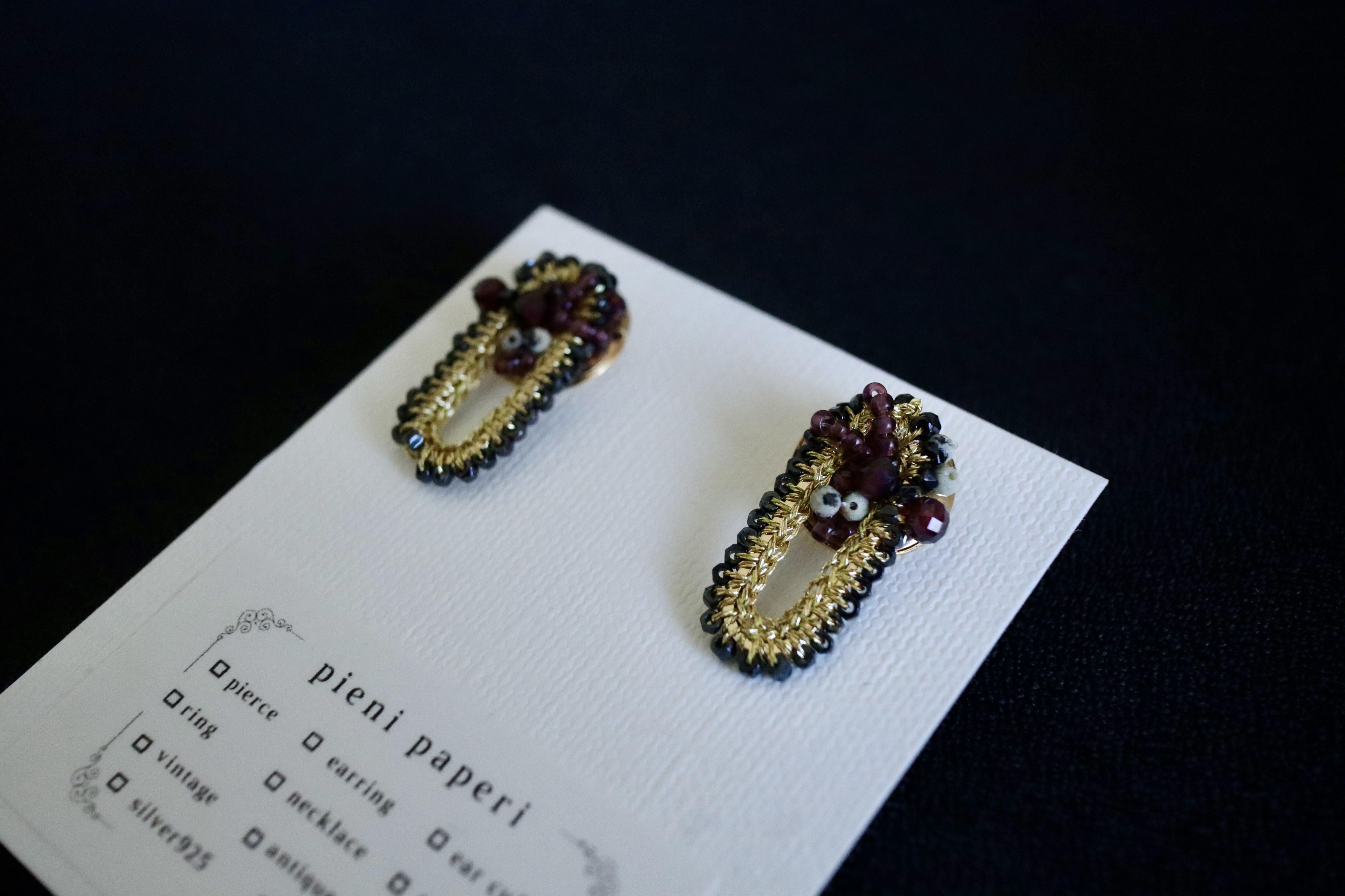 spice / french antique , Garnet , Dalmatian Jasper｜詳細画像