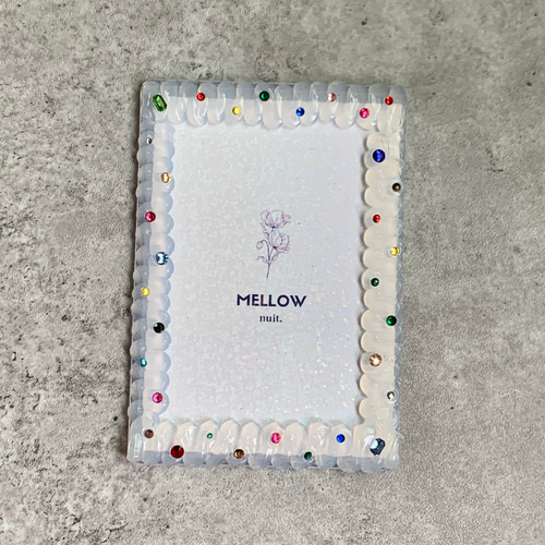 B7トレカケース】再販 硬質ケース ホイップデコ 『 jewelry 』 クリア