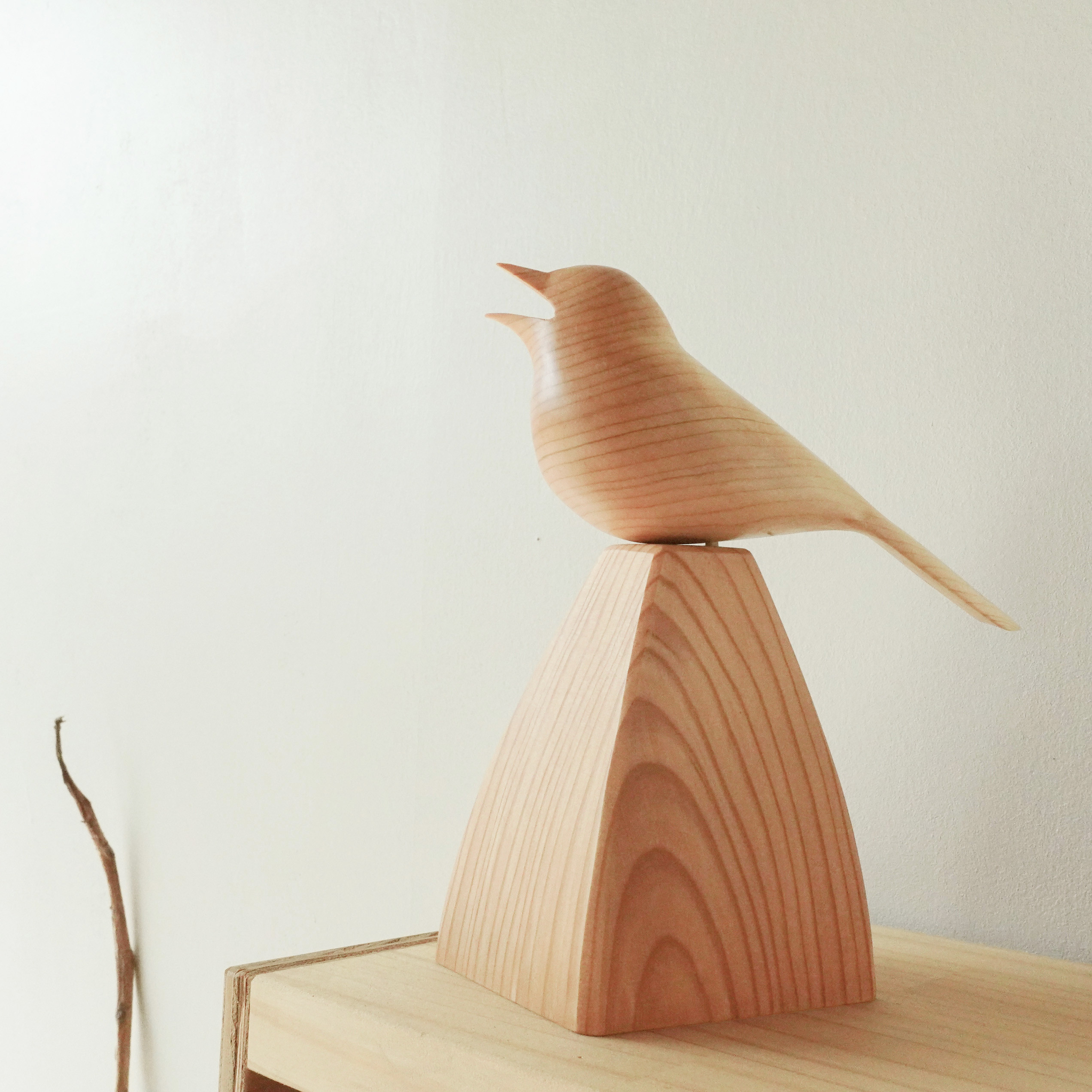 飛騨の木鳥(ことり) 大 ひのき/まつ