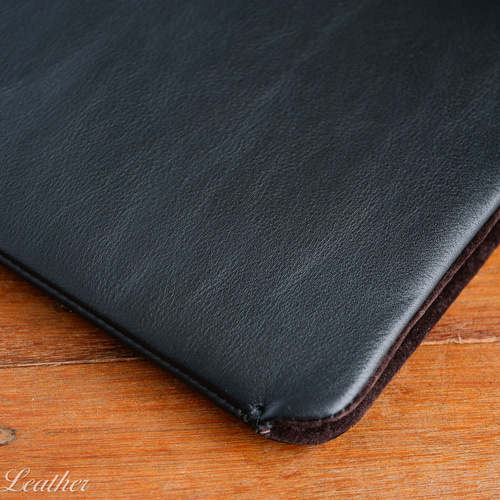 WATERPROOF LEATHER》14インチ ノートPC用スリーブケース ブラック PC