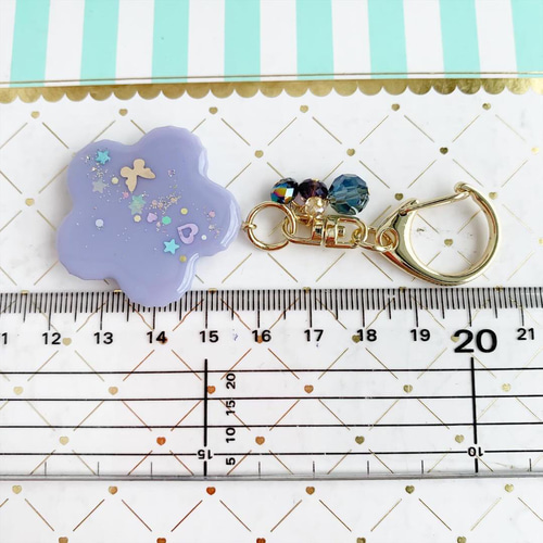 2623】打楽器 紫ハート クラッシュシェル入り 5種の打楽器