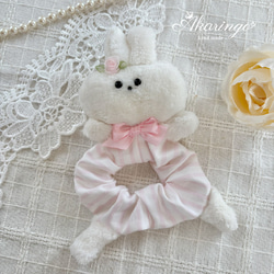 姫系 ほんのりピンク＆白いレースのティッシュカバー ボックス