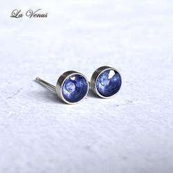 フローライト ピアス（スタッド・一粒） の人気通販｜Creema(クリーマ