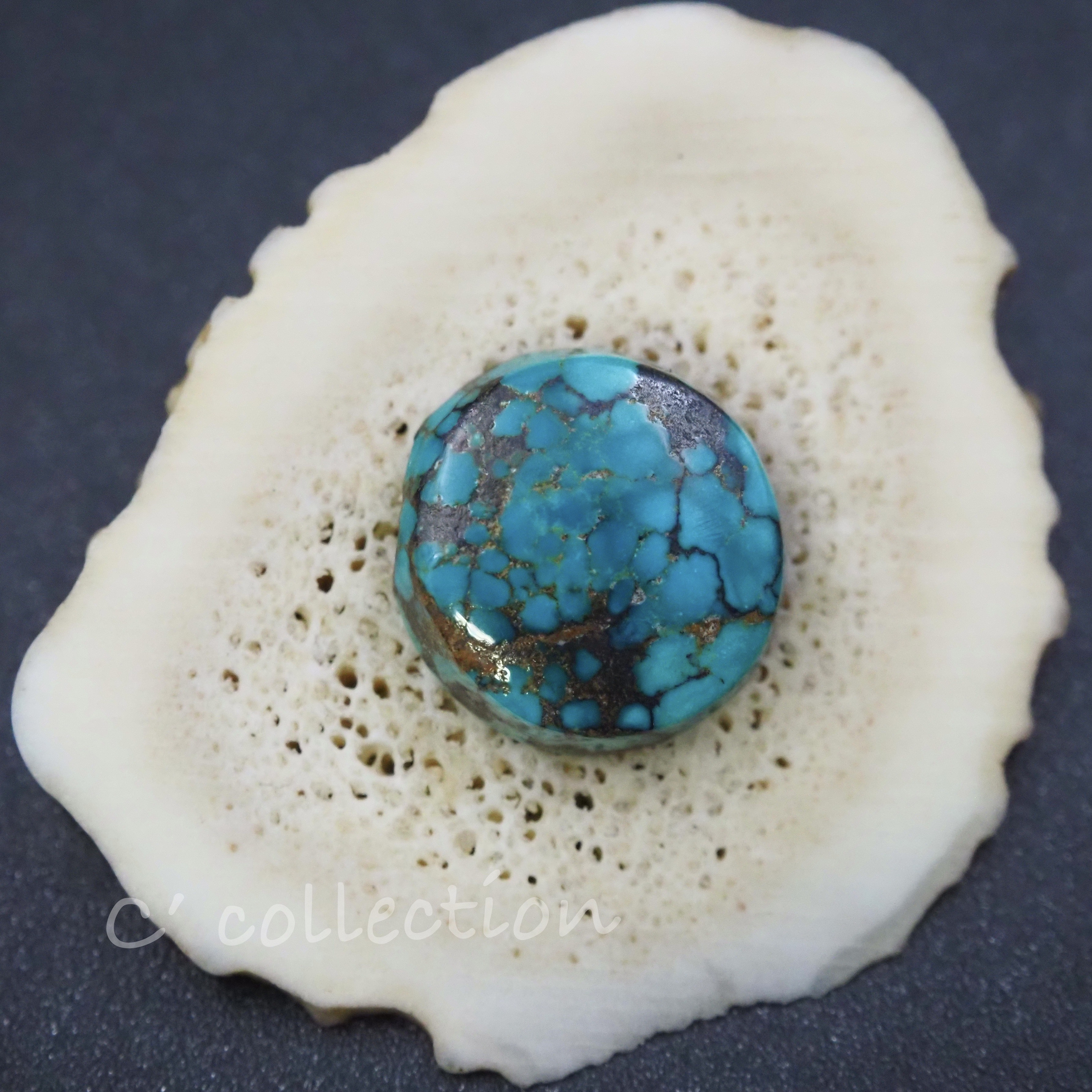6,6ct BlueMoon Turquoise ブルームーン ターコイズ BM-31 ルース 天然石 ハンドメイド材料
