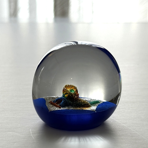 深海の神秘（ガラスのペーパーウェイト） その他インテリア雑貨 miyuki