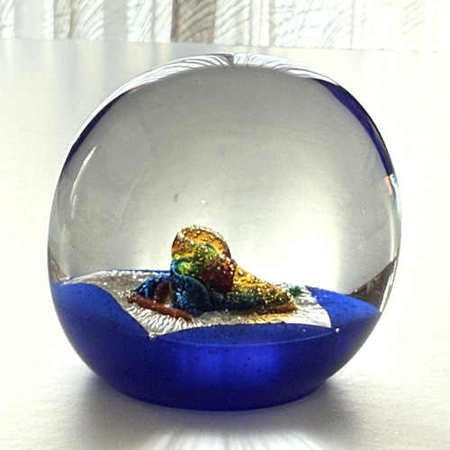 深海の神秘（ガラスのペーパーウェイト） その他インテリア雑貨 miyuki