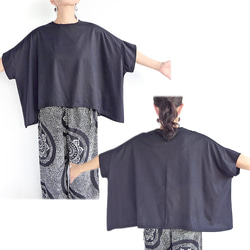 複数枚購入でお得♪　テントラインTシャツ（ブラウン） 9枚目の画像