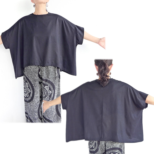 複数枚購入でお得♪　テントラインTシャツ（ブラウン） 9枚目の画像