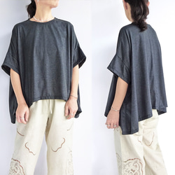 複数枚購入でお得♪　テントラインTシャツ（ブラウン） 17枚目の画像