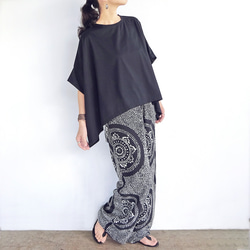 複数枚購入でお得♪　テントラインTシャツ（ブラウン） 13枚目の画像