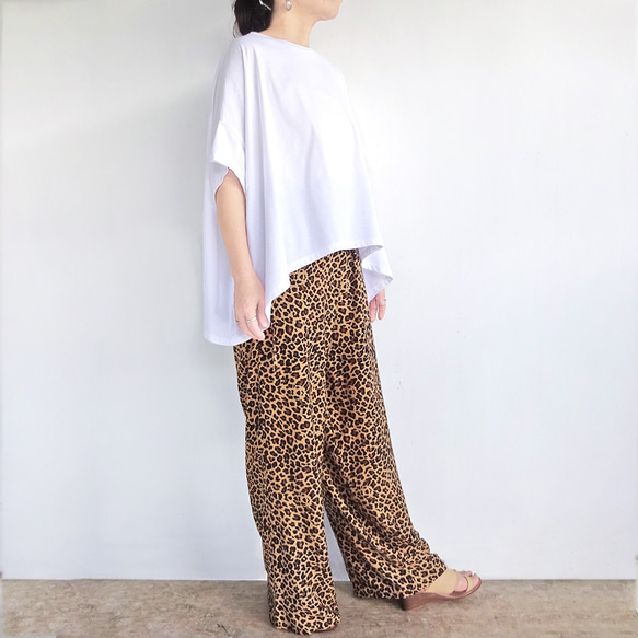 複数枚購入でお得♪　テントラインTシャツ（ブラウン） 15枚目の画像