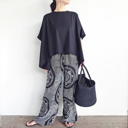 複数枚購入でお得♪　テントラインTシャツ（ブラウン） 12枚目の画像