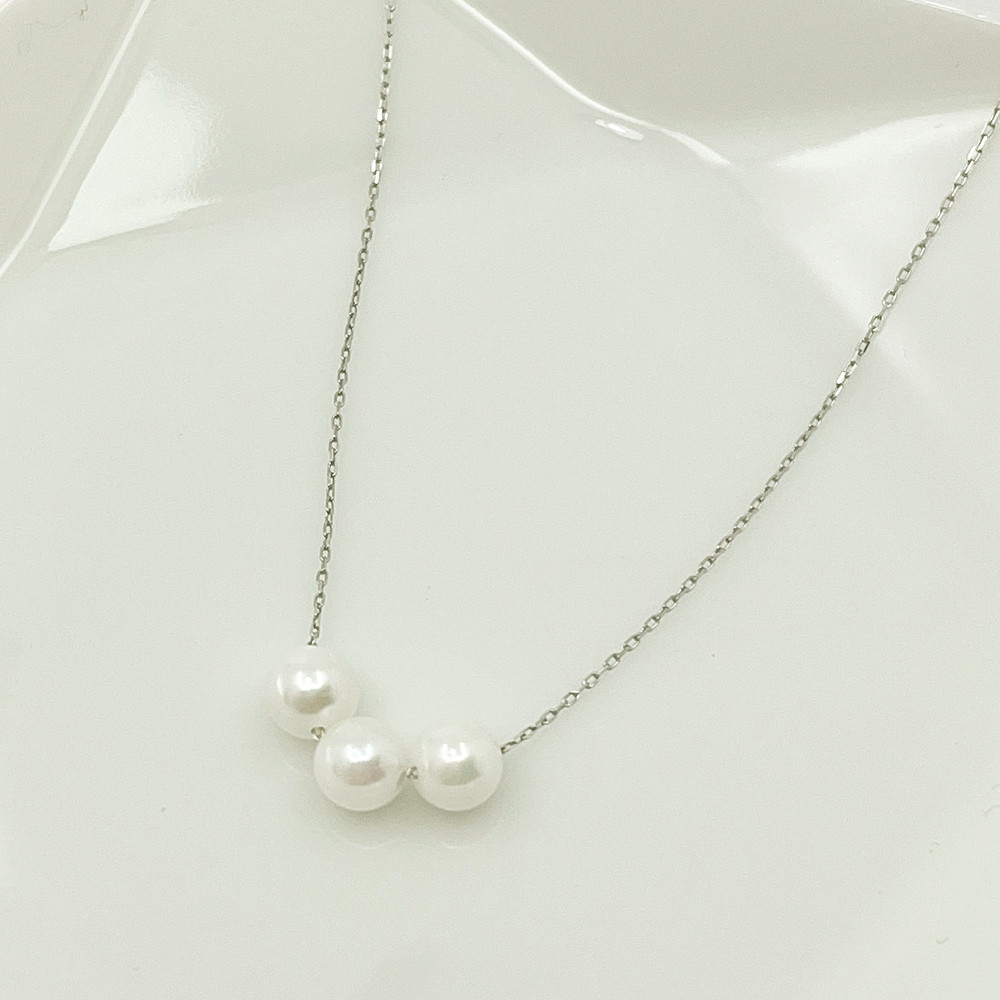 あこやベビーパールペンダント プラチナ