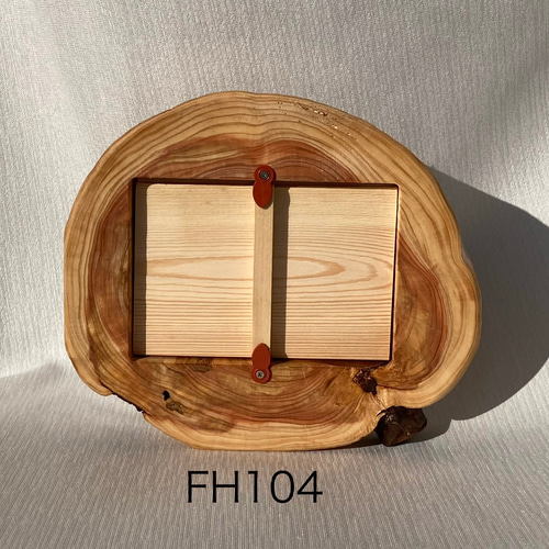 丸太 切り株 木製(ヒノキ) フォトフレーム No.FH103〜105、001、002