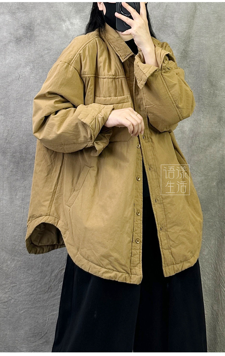 秋冬の綿服は暖かくてゆったり 9,124円