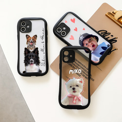 写真印刷】オーダーメイドスマホケース｜うちの子耐衝撃ケース｜クリア