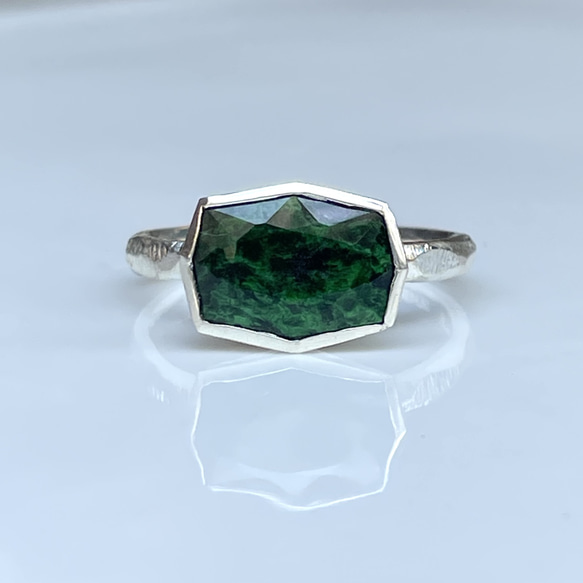 モーシッシ　3.1ct　伏せこみ留　シルバーSV925リング 12枚目の画像