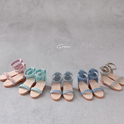 モンストドール ピュアニーモ ミニチュア靴 Mタイプ こげ茶 その他人形