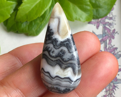 7063 ゼブラカルサイト 天然石 天然石 Aun planet（発送は月水金のみ