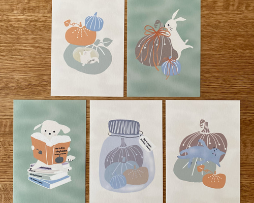 6-85「プリティーハロウィン」シーグラスアート　ハロウィン　うさぎ　鳥　雑貨 6-85「プリティーハロウィン」シーグラスアート ハロウィン