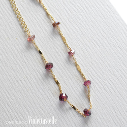 14kgf グリーンアメジストのピアスwithグリーンサファイア ピアス