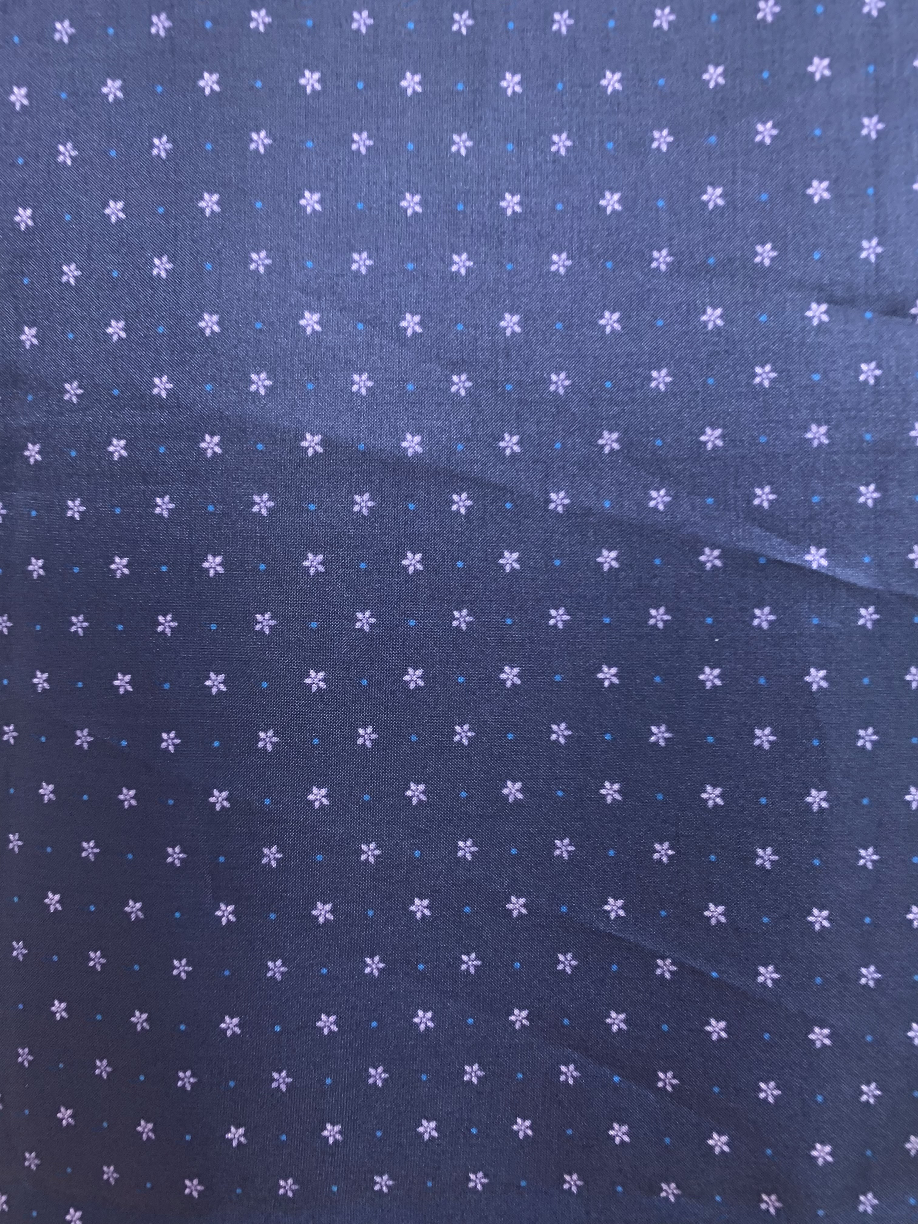 ✨カスタマイズ対応✨【お洗濯OK！直線裁ちワンピース】 国産生地  blue dot