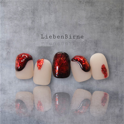 バラ売り】X'masネイルチップ＊Bi ネイルチップ（つけ爪） LiebenBirne