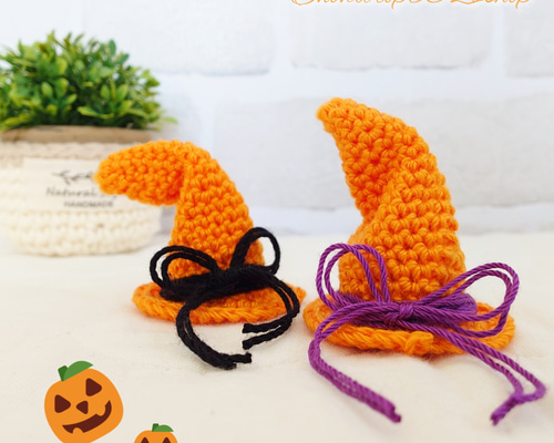 秋冬新作2025♡ハロウィン♡ぼうし ベビーヘアクリップ＊パッチンピン