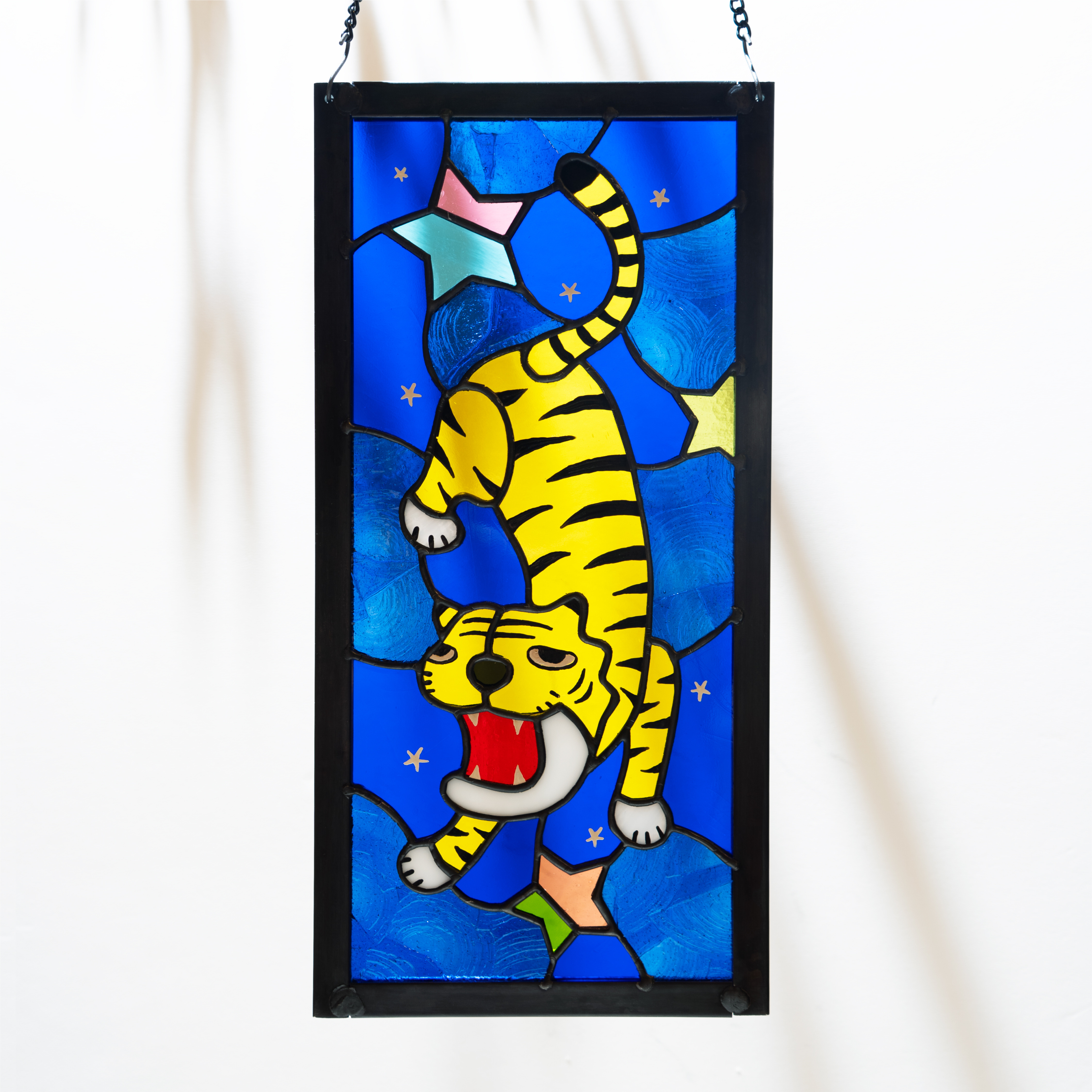【ステンドグラス】パネル_サンキャッチャー⭐︎虎
