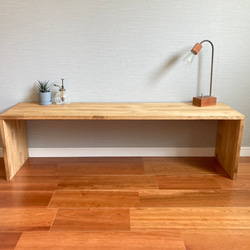 こぶのハイテーブル　カバ　瘤杢　瘤板　無垢材　拭き漆　展示品処分 こぶのハイテーブルカバ瘤杢瘤板無垢材拭き漆展示品処分