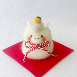 ⭐まとめ依頼プロフ読んで下さい★♡お正月飾り★巳年★羊毛フェルト 干支のへびさん【お正月飾り/巳年/鏡餅】 羊毛フェルト Yuto