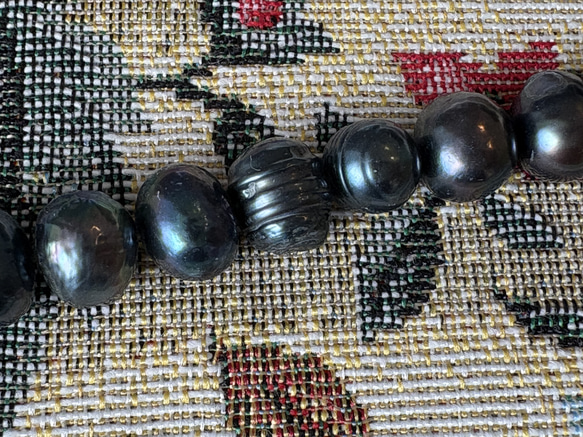 難あり商品の為、特価です！『淡水パール　染め　バロック　ピーコック　8-Ⓔ』～10個セット〜 7枚目の画像