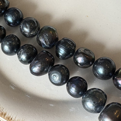難あり商品の為、特価です！『淡水パール　染め　バロック　ピーコック　8-Ⓔ』～10個セット〜 5枚目の画像