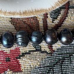 難あり商品の為、特価です！『淡水パール　染め　バロック　ピーコック　8-Ⓔ』～10個セット〜 3枚目の画像