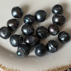 難あり商品の為、特価です！『淡水パール　染め　バロック　ピーコック　8-Ⓔ』～10個セット〜 10枚目の画像