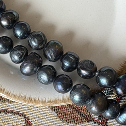 難あり商品の為、特価です！『淡水パール　染め　バロック　ピーコック　8-Ⓔ』～10個セット〜 1枚目の画像