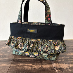 リバティ アーカイブギンガム花柄 保冷ペットボトルカバー ポーチ と