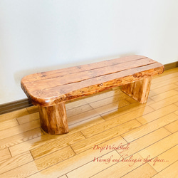 流木インテリア 圧倒的な存在感を醸す流木ベンチ 一点物 長椅子 スツール 木製 北欧 角材 丸太 N4 7枚目の画像