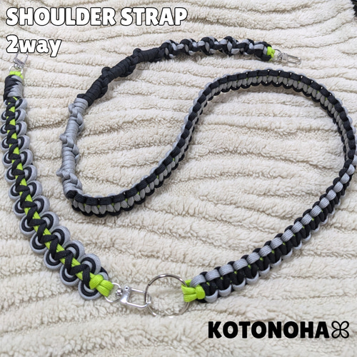 2wayスマホショルダーストラップ スマホストラップ＊パラコード 携帯