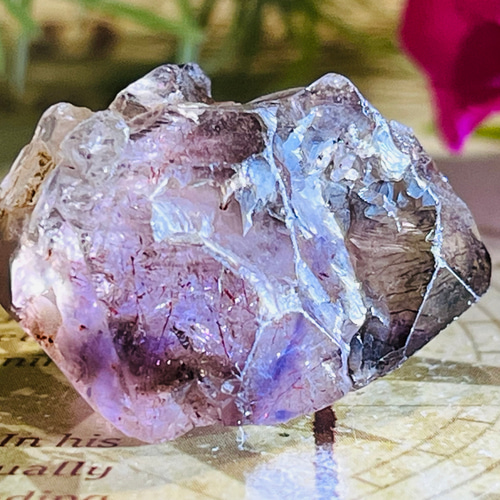 スーパーセブン ジンバブエ産 アメジスト スモーキークォーツ 原石