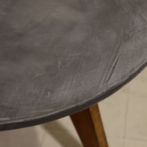 円形｜ラウンドテーブル｜ミディアムグレー｜薄塗りモルタル｜ダイニングテーブル ◇送料無料◇ 円形｜ラウンドテーブル｜ミディアムグレー｜薄