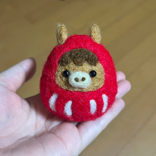 干支だるま☆うま☆羊毛フェルト 羊毛フェルト kokoro 通販 19710187